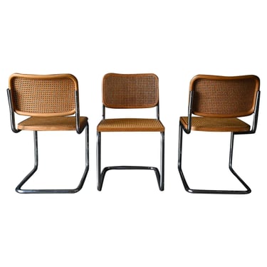 Individual Vintage Marcel Breuer for Knoll Cesca Dining Chairs, 1960