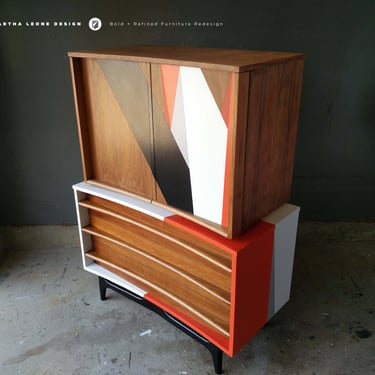 Mid Century Bar Cabinet  — Sample DO NOT PURCHASE 