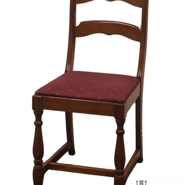 ABERNATHY FURNITURE Solid Hard Rock Maple Colonial Early American Dining Side Chair 