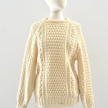 Handloomed Cable Knit Sweater