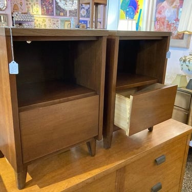 Single drawer nightstands by Stanley 18” x 14” 26”