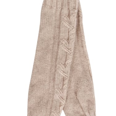 Johnstons of Elgin - Tan Cashmere Arm Warmers