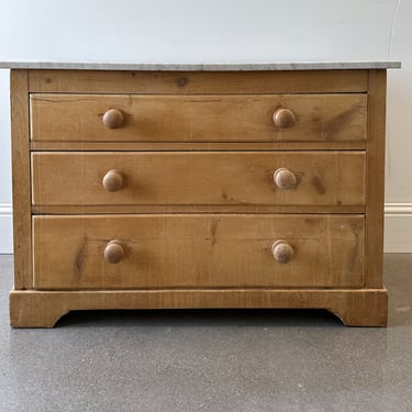 Antique Marble Top Dresser 