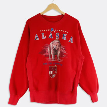 Vintage North Country Alaska The Last Frontier Sweatshirt