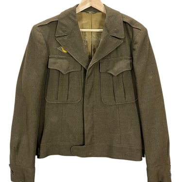 Vintage 1944 US Military Green Ike Jacket Sz 36 Army Marines