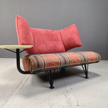 Colibri loveseat by Jan Armgardt for Leolux, 1980s - vintage design sofa - leolux sofa - dutch design - red fabric sofa 