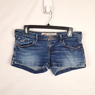 Vintage 2000s Hollister Co Low Rise Denim Shorts, Size Extra Small 