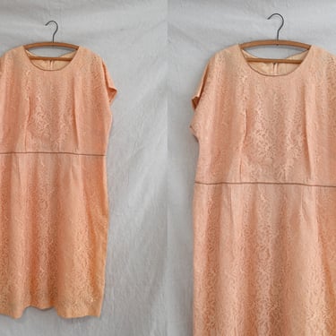 BLOWOUT  SALE | 1950s vintage dress | xxl plus size 