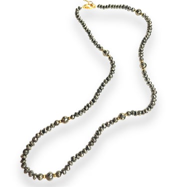 36” Pyrite Necklace