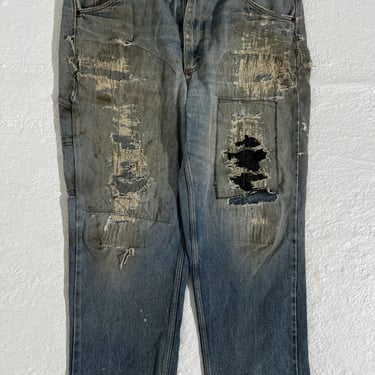 Vintage Pedee Workwear Jeans Reconstructed Size 40X27