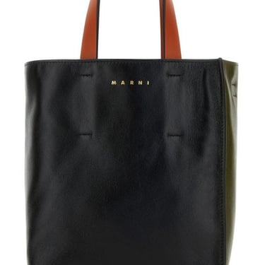 MARNI Two-tone leather handbag