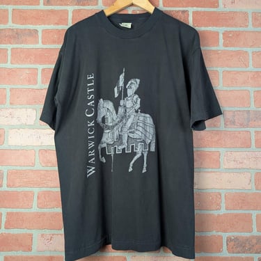 Vintage 90s Warwick Castle ORIGINAL Tourist Tee - Extra Large 