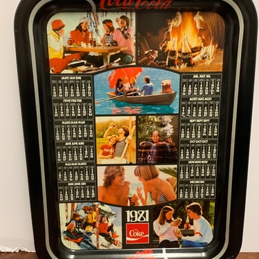 1981 Coca Cola Tray 