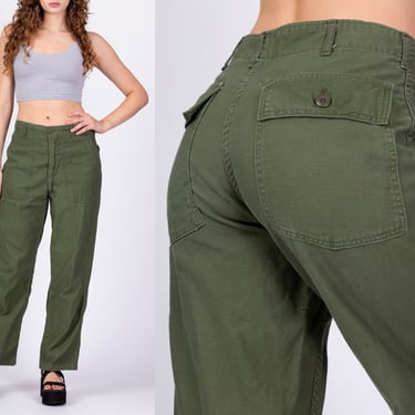 70s OG-107 Unisex Army Combat Trousers - 30