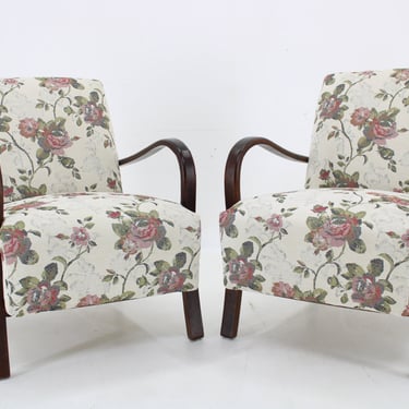 1960s Pair of Restored Armchairs, Czechoslovakia  / Mid- century / Vintage Armchair / 