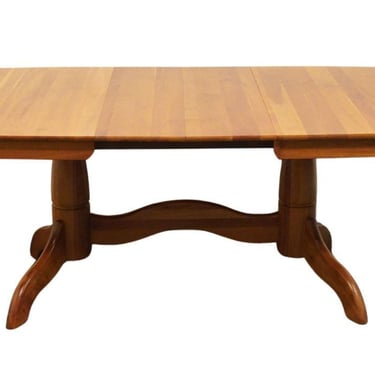 RICHARDSON BROTHERS Solid Cherry Early American Traditional 90" Trestle Dining Table T262710 