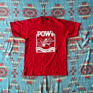 Vintage 1980s Wisconsin POWs T Shirt 