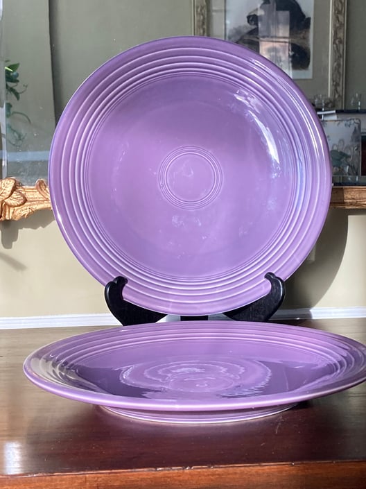Violet Mist Purple Corelle Dishes Fiesta Ware Lilac Dinner Plates