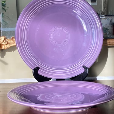 Fiesta Ware Lilac Dinner Plates Set of Four 