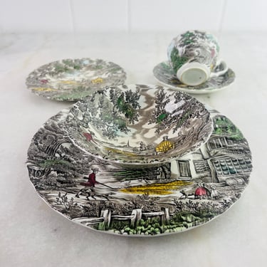 Vintage (6) Myott Meakin Staffordshire 