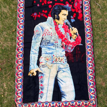 Vintage Elvis Presley Aloha from Hawaii Tapestry 