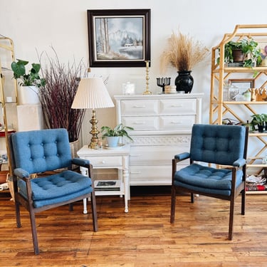 Blue Upholstered Chairs