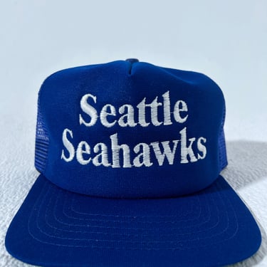 Vintage Seattle Seahawks Mesh Trucker Hat