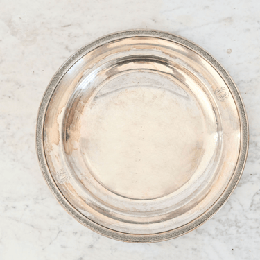 antique french hotel silver serving platter