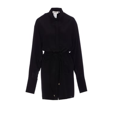 Sportmax Women Stretch Silk Chemisier Over