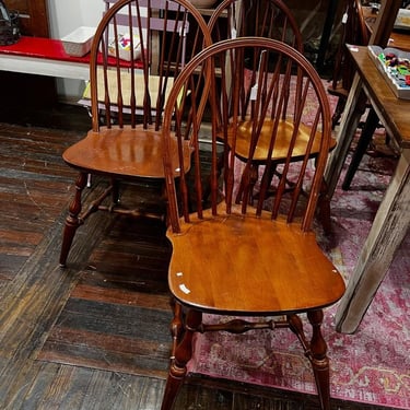 Windsor chairs. 17” x 20” x 35” seat ht. 18” 6 available 