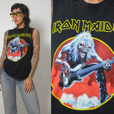 VINTAGE ROCK - T-SHIRT NOIR IRON MAIDEN NUMBER OF THE BEAST