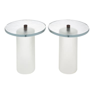Murano Glass Side Tables