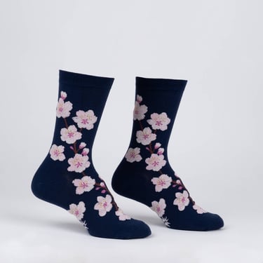 Cherry Blossom Crew Socks