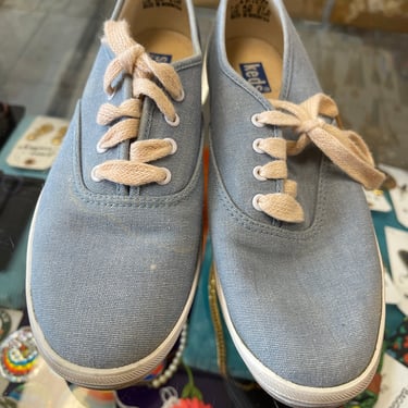 Keds Canvas Sneakers Vintage 1990s Champions chambray blue Women's size 7 