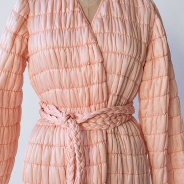 1980s Quilted Robe | Mary Mcfadden 