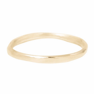 Smooth Stacker - 14k Gold