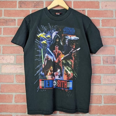 Vintage 90s Double Sided Star Wars Jedi Vs. Sith ORIGINAL Promo Tee - Large 