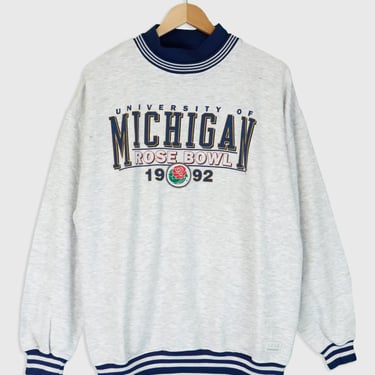 Vintage 1992 Michigan Rose Bowl Sweatshirt Sz XL