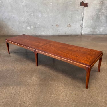 Lane Rhythm Walnut Long Low Surfboard Coffee Table