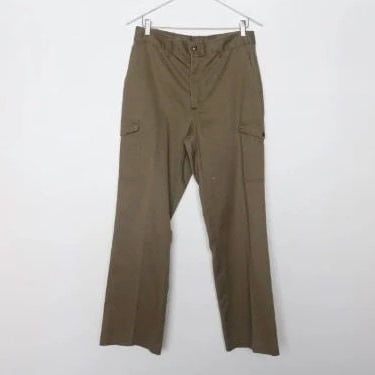 vintage MILITARY style olive green utility CARGO pants -- Size 32x30 