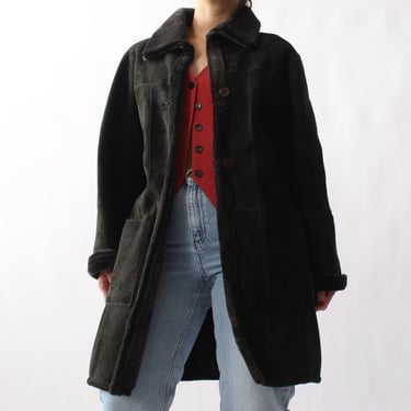 Vintage Italian Shearling Coat