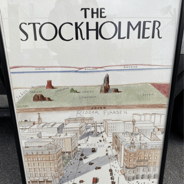 Rare 1984 The Stockholmer by Steinberg