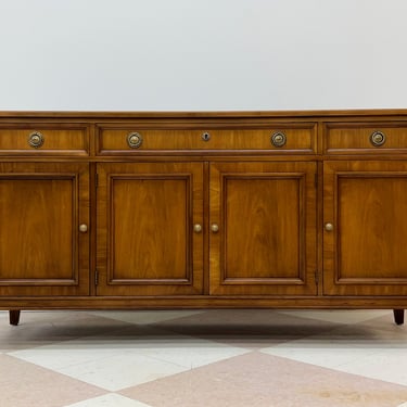French Louis XVI Style Cherry Wood Buffet / Credenza / Sideboard ~ Neo-Classical 