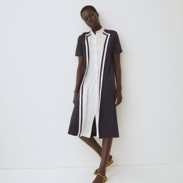 Roberta di Camerino Navy Cotton Dress