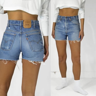 Vintage Levi's 517 Shorts 30” Waist | 100% Cotton Denim | 1990s Made in USA | Tag W32 