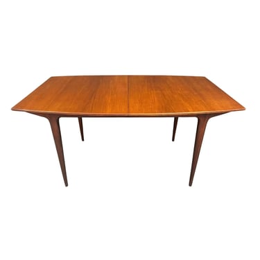 Vintage British Mid Century Modern Mahogany Dining Table by McIntosh 