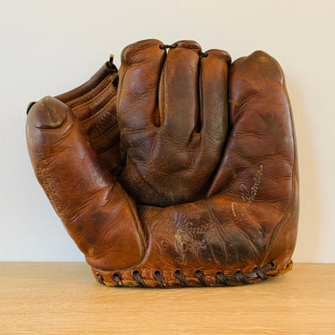 Vintage Classic Leather Bob Thompson MacGregor Gold Smith Baseball Mitt Baseball Glove G108 RHT 
