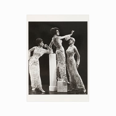 Fotofolio Postcard The Supremes Post Card Vintage Diana Ross 