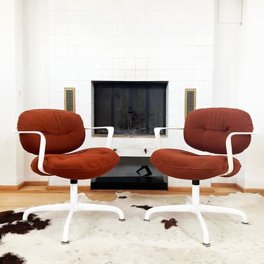 Rare Model 2328 Office Chair by Hannah & Morrison for Knoll, 1970s (2 Avail, Sold Individually) 
