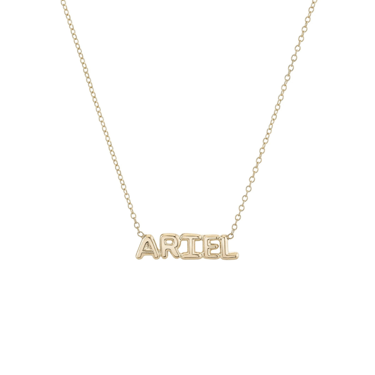 Helium Name It Necklace — Customized + Collected Trunk Show